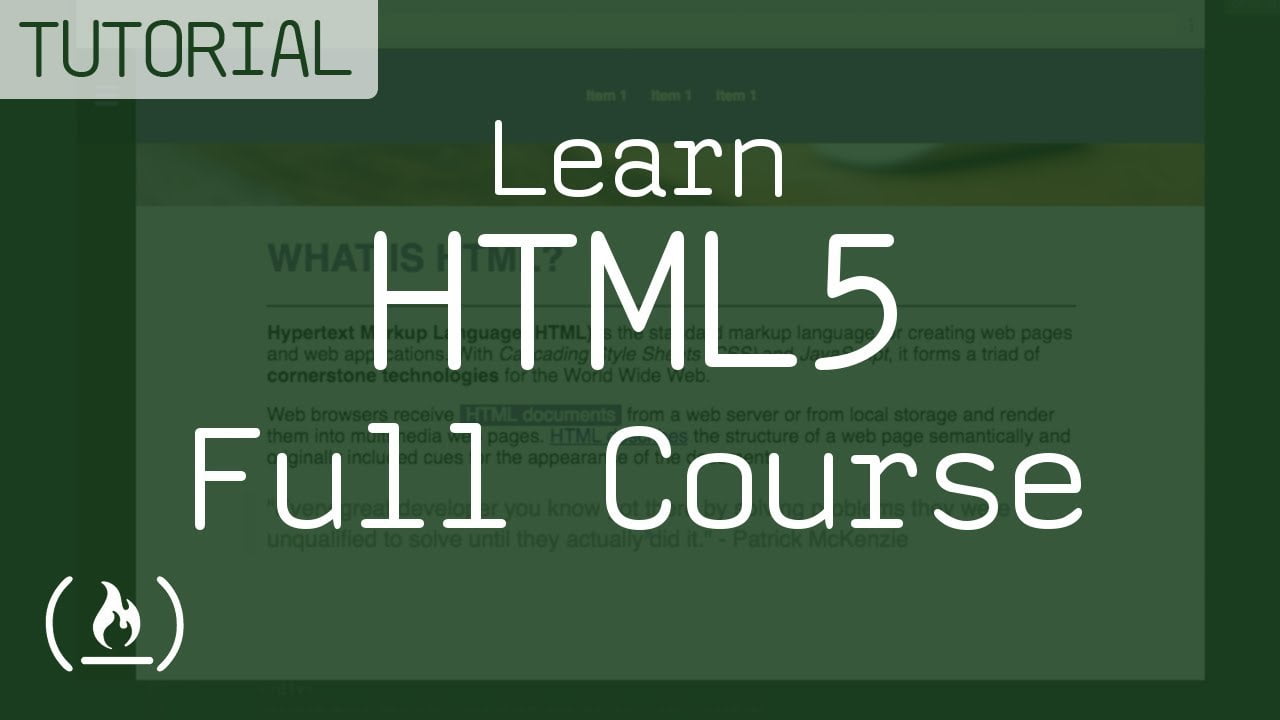 HTML & CSS full course